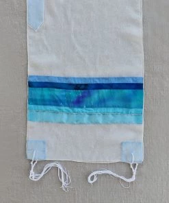 Gabrieli Tallit Lady Gabrieli - Voile Tallit - Blue And Turquoise