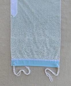 Gabrieli Tallit Lady Gabrieli - Tulle Tallit - Light Blue Glitter