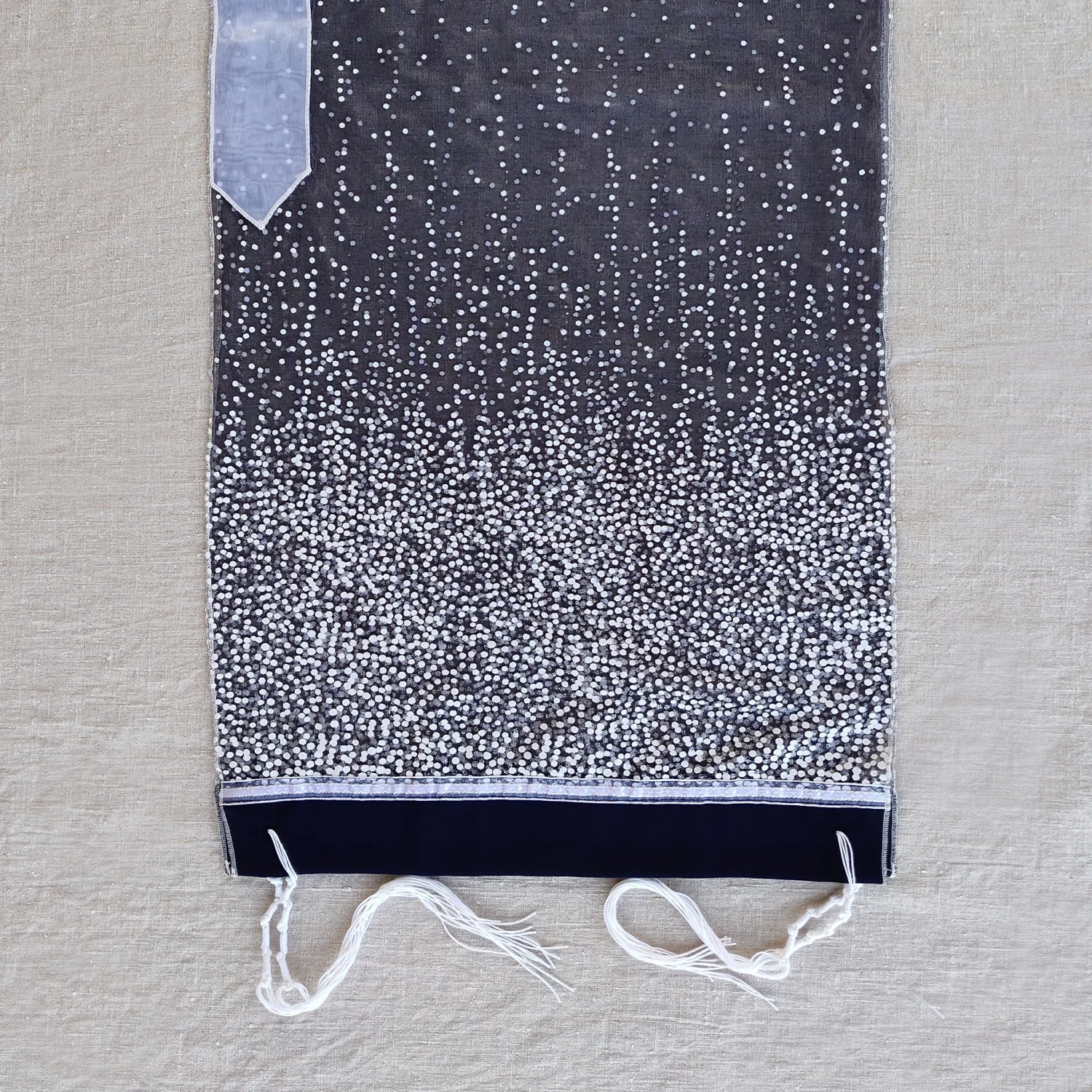 Gabrieli Tallit Lady Gabrieli - Tulle Tallit - Dark Blue Glitter 3 Gabrieli Tallit Lady Gabrieli - Tulle Tallit - Dark Blue Glitter