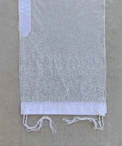 Gabrieli Tallit Lady Gabrieli - Tulle Tallit - White Glitter Gabrieli Tallits