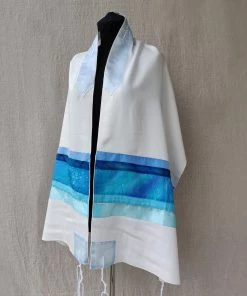Gabrieli Tallit Gabrieli Tallits Lady Gabrieli - Viscose Tallit - Blue And Turquoise