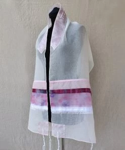 Gabrieli Tallit Gabrieli Tallits Lady Gabrieli - Voile Tallit - Pink Glitter