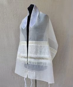 Gabrieli Tallit Lady Gabrieli - Voile Tallit - Gold Gabrieli Tallits 9 Gabrieli Tallit Lady Gabrieli - Voile Tallit - Gold Gabrieli Tallits