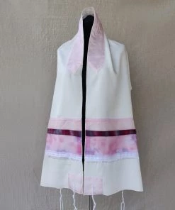 Gabrieli Tallit Gabrieli Tallits Lady Gabrieli - Viscose Tallit - Pink Glliter