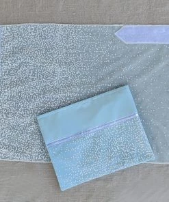 Gabrieli Tallit Lady Gabrieli - Tulle Tallit - Light Blue Glitter