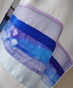 Gabrieli Tallit Lady Gabrieli - Voile Tallit - Purple Glitter
