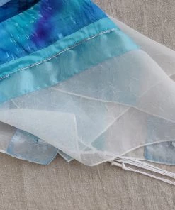 Gabrieli Tallit Lady Gabrieli - Voile Tallit - Blue And Turquoise