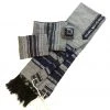 Gabrieli Tallit Gabrieli Premium - Wool Tallit - Blue & Silver On Gray