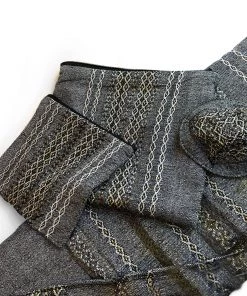 Gabrieli Tallit Gabrieli Premium - Wool Tallit - Gold & Silver On Gray