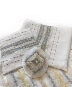 Gabrieli Tallit Gabrieli Premium - Wool Tallit - Gold & Silver Gabrieli Tallits