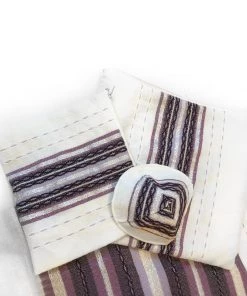 Gabrieli Tallit Gabrieli Tallits Gabrieli Premium - Wool Tallit - Purples & Silver