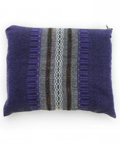 Gabrieli Tallit Elia - Wool Tallit - Grey With Gold On Dark Purple Gabrieli Tallits