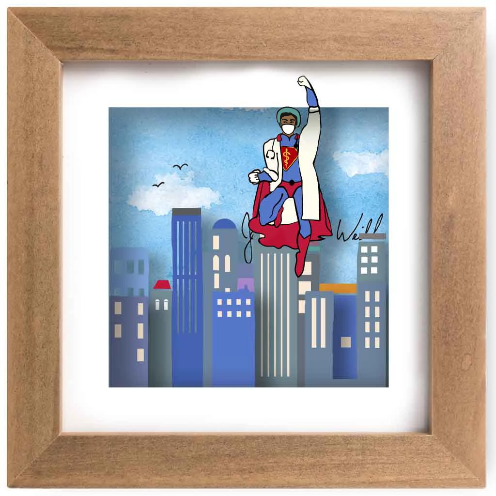 Jean-Pierre Weill Art & Judaica Medical Superhero M - Mini 8 Jean-Pierre Weill Art & Judaica Medical Superhero M - Mini