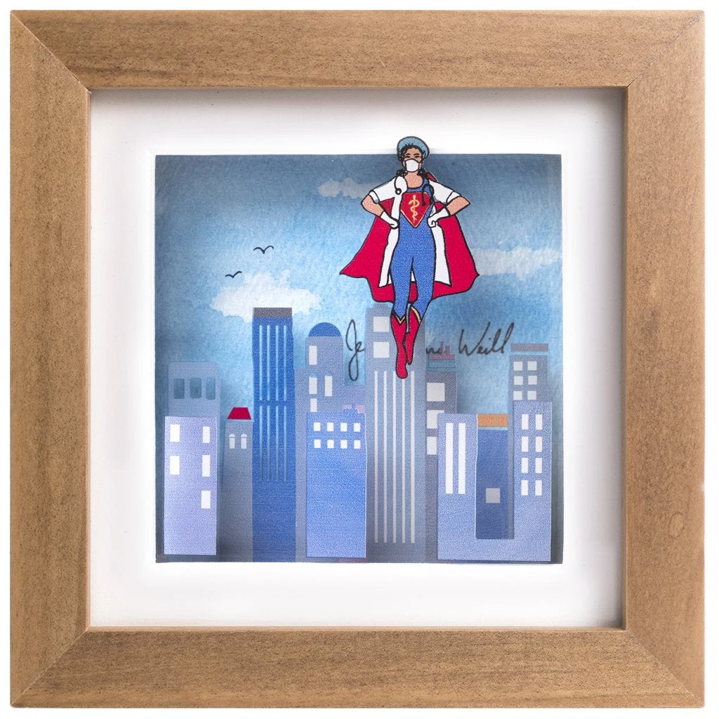 Jean-Pierre Weill Art & Judaica Medical Superhero F - Mini 5 Jean-Pierre Weill Art & Judaica Medical Superhero F - Mini