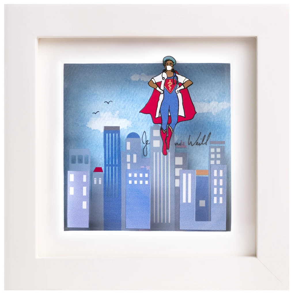 Jean-Pierre Weill Art & Judaica Medical Superhero F - Mini 7 Jean-Pierre Weill Art & Judaica Medical Superhero F - Mini