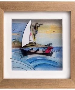 Jean-Pierre Weill Sailing - Mini Art & Judaica