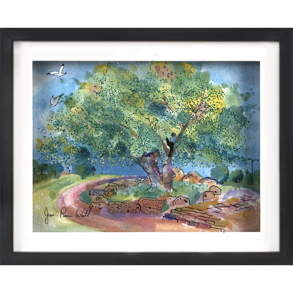 Jean-Pierre Weill Lone Oak Tree - Petite Art & Judaica 4 Jean-Pierre Weill Lone Oak Tree - Petite Art & Judaica