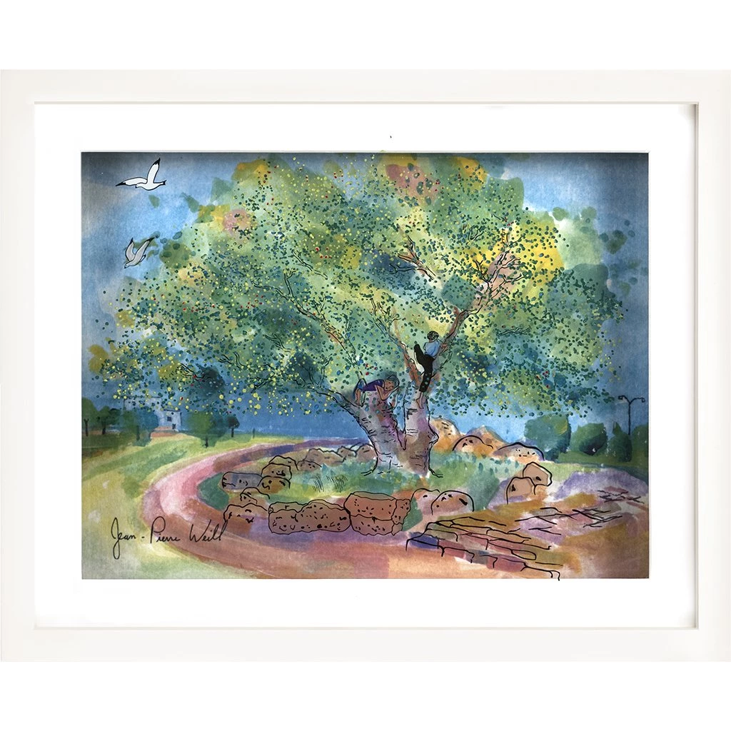 Jean-Pierre Weill Lone Oak Tree - Petite Art & Judaica 5 Jean-Pierre Weill Lone Oak Tree - Petite Art & Judaica
