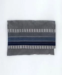 Gabrieli Tallit Ella - Silk Tallit- Blues With Silver On Gray