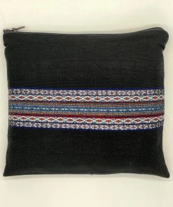 Gabrieli Tallit Gabrieli Tallits Gabrieli Premium - Wool Tallit - Multi Color With Silver On Black