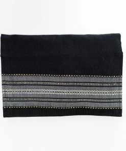 Gabrieli Tallit Elia - Silk Tallit - Gray With Gold On Black