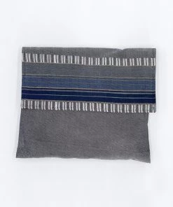 Gabrieli Tallit Ella - Silk Tallit- Blues With Gold On Gray Gabrieli Tallits