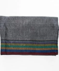 Gabrieli Tallit Gabrieli Tallits Esther - Silk Tallit - Rainbow Stripes On Gray