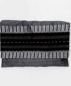 Gabrieli Tallit Elia - Silk Tallit- Black With Gold On Gray