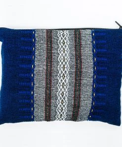 Gabrieli Tallit Gabrieli Tallits Elia - Wool Tallit - Grey On Blue