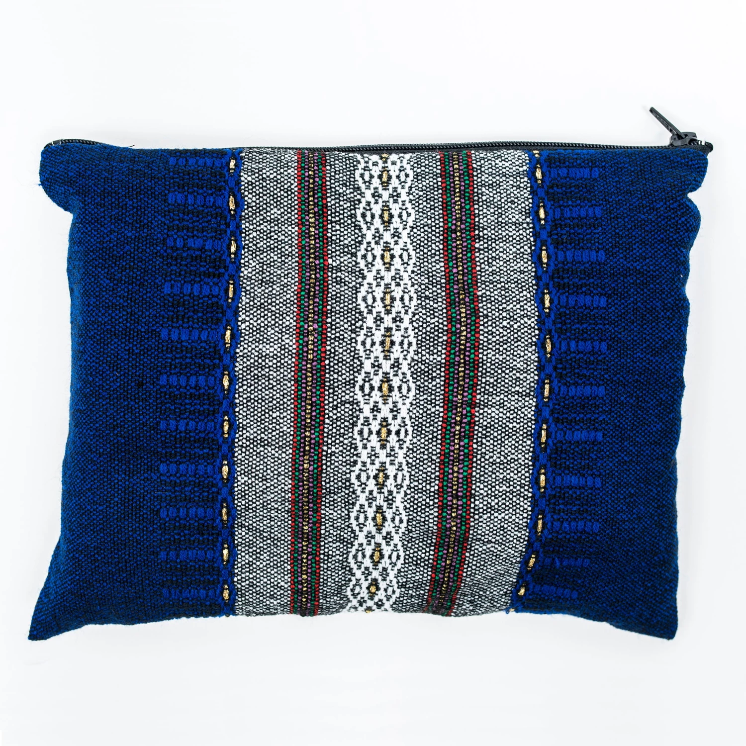 Gabrieli Tallit Gabrieli Tallits Elia - Wool Tallit - Grey On Blue 4 Gabrieli Tallit Gabrieli Tallits Elia - Wool Tallit - Grey On Blue