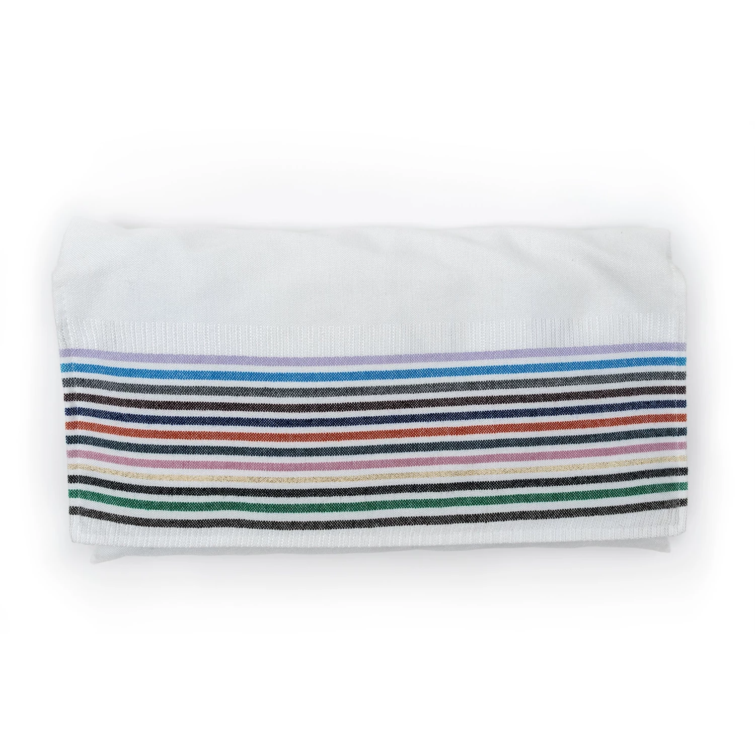 Gabrieli Tallit Josef - Silk Tallit - 12 Stripes On White 2 Gabrieli Tallit Josef - Silk Tallit - 12 Stripes On White