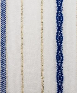 Gabrieli Tablecloths - Classic Design - Blue And Gold On White Home & Special Occasions