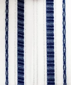 Gabrieli Home & Special Occasions Tablecloths - Bold Design - Blue And Silver On White