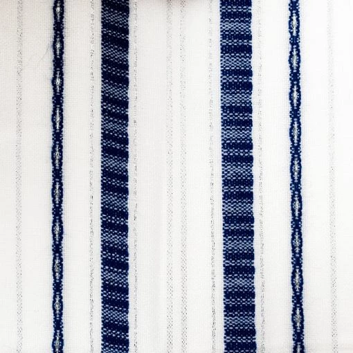 Gabrieli Home & Special Occasions Tablecloths - Bold Design - Blue And Silver On White