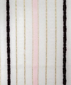 Gabrieli Home & Special Occasions Tablecloths - Classic Design - Bordeaux And Pink With Gold On White