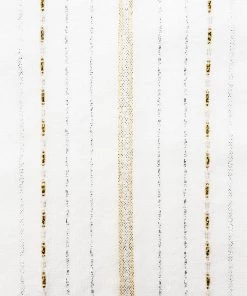 Gabrieli Home & Special Occasions Tablecloths - Classic Design - Silver And Gold On White