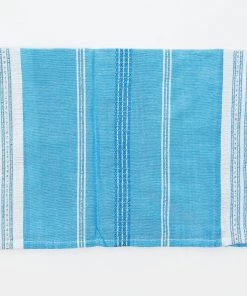 Gabrieli Tallit Elia - Silk Tallit - Flag Blue With Silver On White Gabrieli Tallits