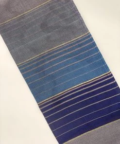 Gabrieli Tallit Ella - Silk Tallit- Blues With Gold On Gray Gabrieli Tallits