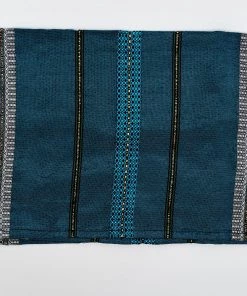 Gabrieli Tallit Gabrieli Tallits Elia - Silk Tallit- Flag Blue With Gold On Gray