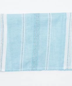 Gabrieli Tallit Elia - Silk Tallit - Baby Blue With Silver On White Gabrieli Tallits