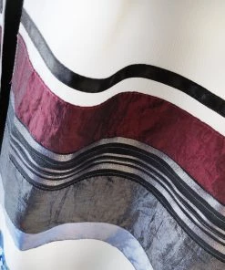 Gabrieli Tallits Elegant Gabrieli Tallit - Bordeaux On White