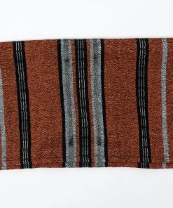 Gabrieli Tallit Solomon - Wool Tallit - Black And Gray With Gold And Silver On Orange Gabrieli Tallits
