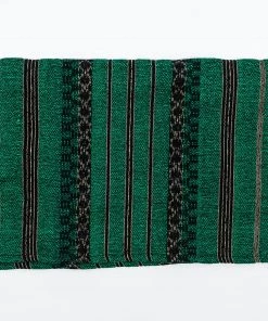 Gabrieli Tallit Hagar - Wool Tallit - Black And Gold Design On Green Gabrieli Tallits