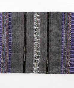 Gabrieli Tallit Elia - Silk Tallit- Gray With Gold On Purple