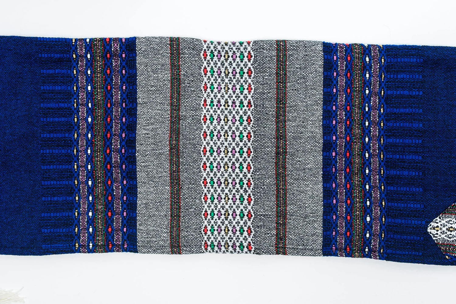 Gabrieli Tallit Gabrieli Tallits Elia - Wool Tallit - Grey On Blue 5 Gabrieli Tallit Gabrieli Tallits Elia - Wool Tallit - Grey On Blue