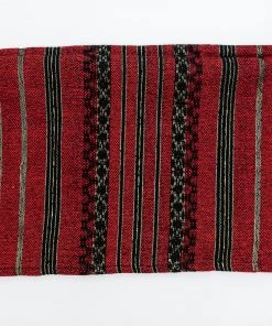 Gabrieli Tallit Gabrieli Tallits Hagar - Wool Tallit - Black And Gold Design On Red
