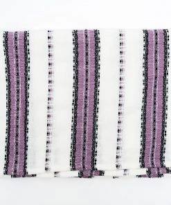 Gabrieli Tallit Ruth - Wool Tallit - Purple And Black With Silver