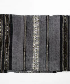 Gabrieli Tallit Elia - Silk Tallit - Gray With Gold On Black 7 Gabrieli Tallit Elia - Silk Tallit - Gray With Gold On Black