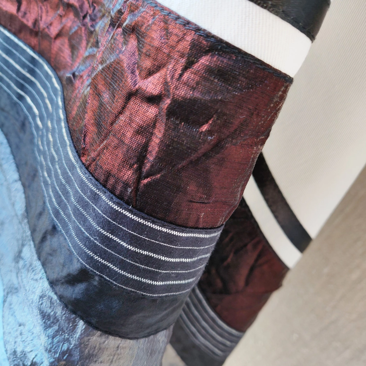 Elegant Gabrieli Tallit - Rust Brown On White Gabrieli Tallits 6 Elegant Gabrieli Tallit - Rust Brown On White Gabrieli Tallits