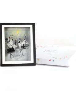 Jean-Pierre Weill Cranes In Winter - Petite